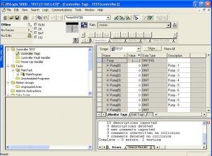 RSLogix5000 shows descriptions after import 