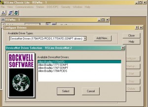 Select 1770-KFD Driver in RSLinx