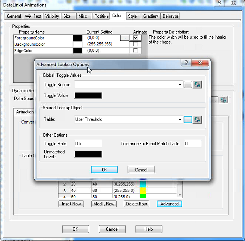 004 - Animations with Threshold Table